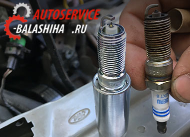 Замена свечей зажигания